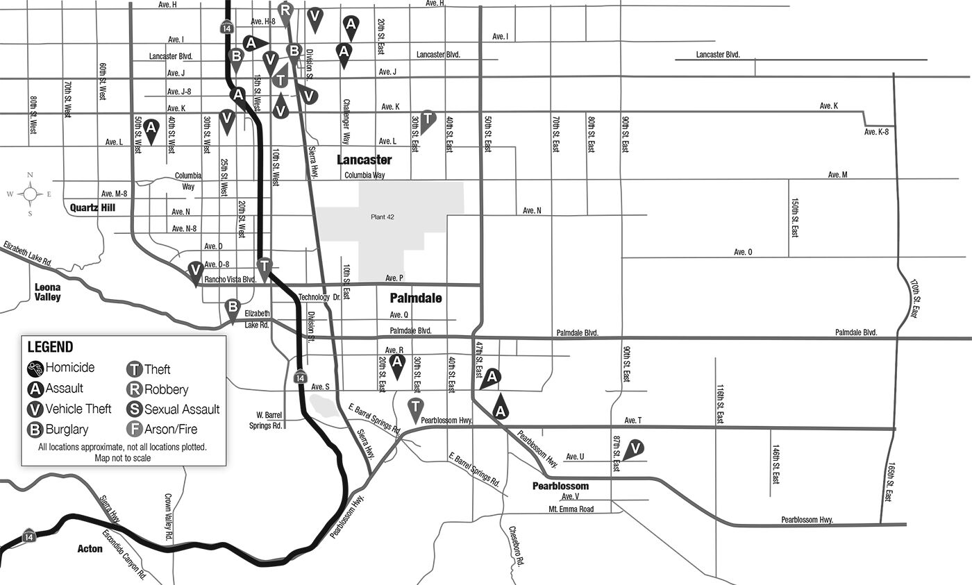 Antelope Valley crime blotter